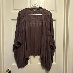Maurices Brown Open-Front Cardigan